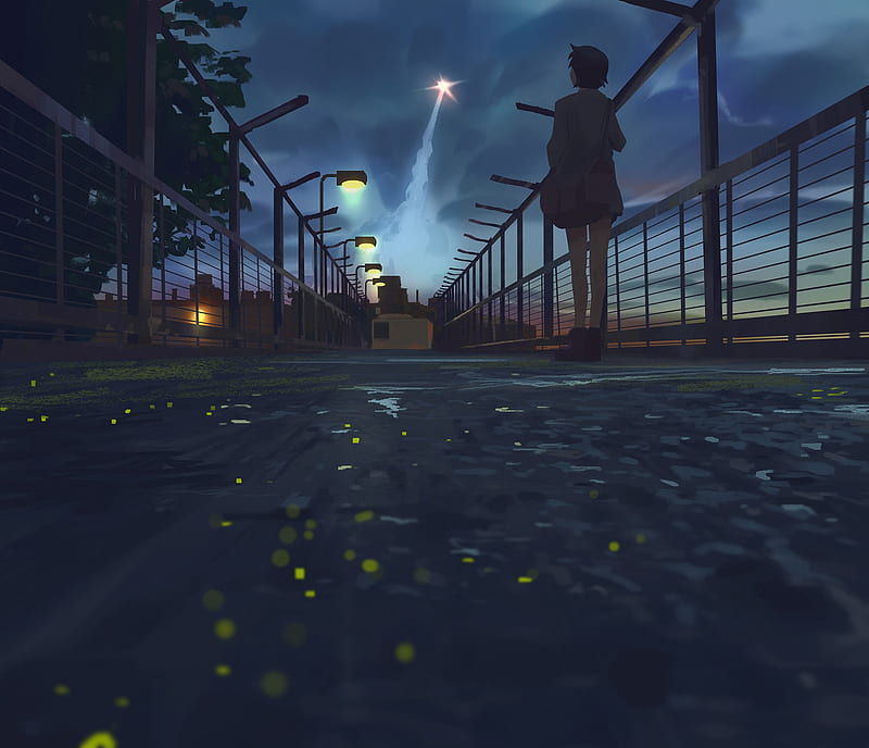 HD wallpaper 5 Centimeters Per Second anime Makoto Shinkai sky cloud   sky  Wallpaper Flare