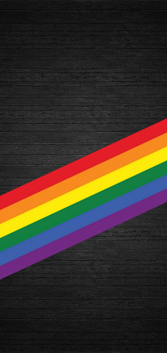 Pride, black, colors, dark, gay, gay pride, primary, rainbow, ribbon, roygb, HD phone wallpaper