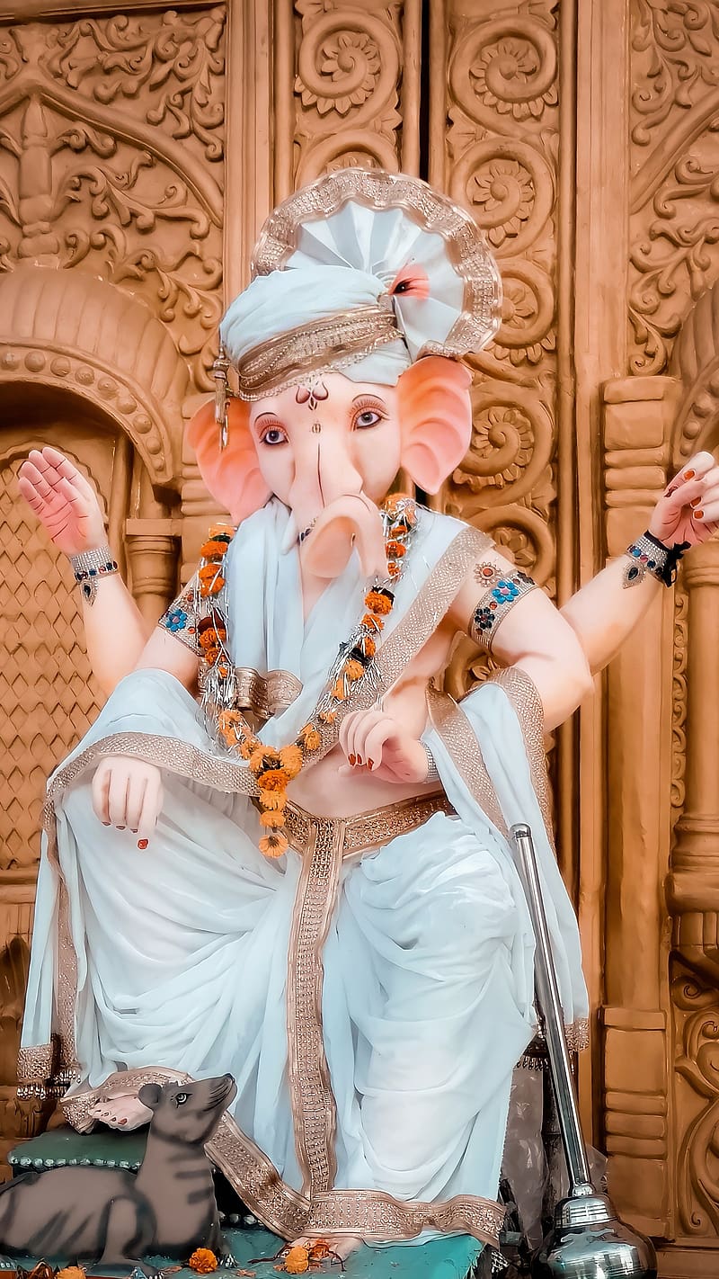Best Hindu God, ganpati bappa morya, lord, god, HD phone wallpaper