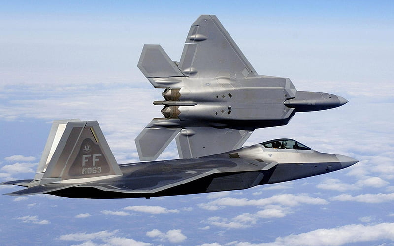 F22A raptor stealth fighter jets-Military aircraft, HD wallpaper