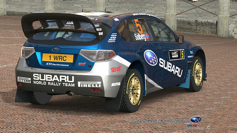 Subaru IMPREZA WRC '2008, GRAN, 2008, TURISMO, PS3, IMPREZA, WRC, Subaru, 5, 08, HD wallpaper