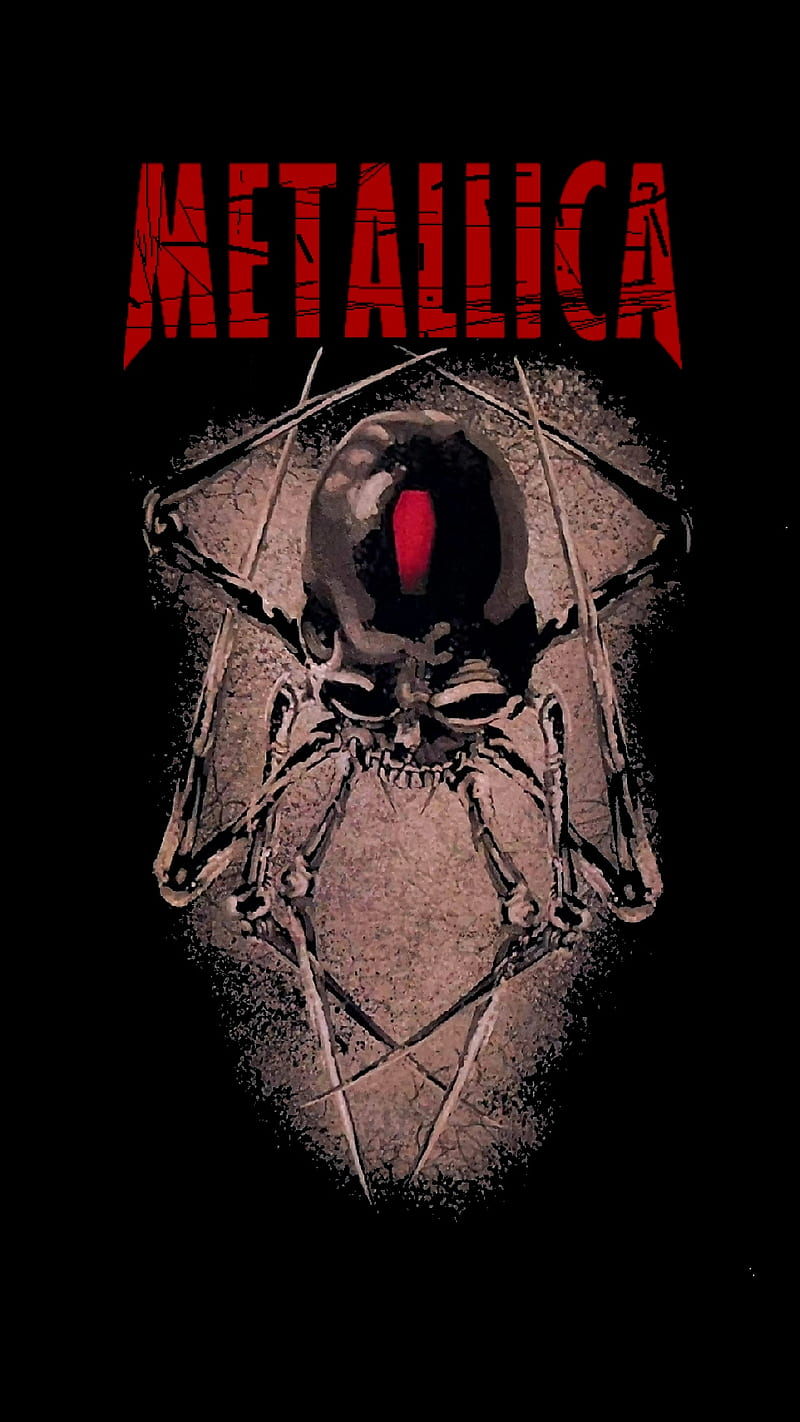 Metallica, arachnid, black widow, death magnetic, logo, HD phone wallpaper