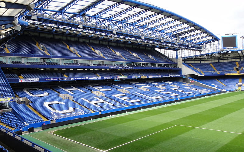 Stamford Bridge London, football stadium, England, Chelsea FC, grandstands, HD wallpaper