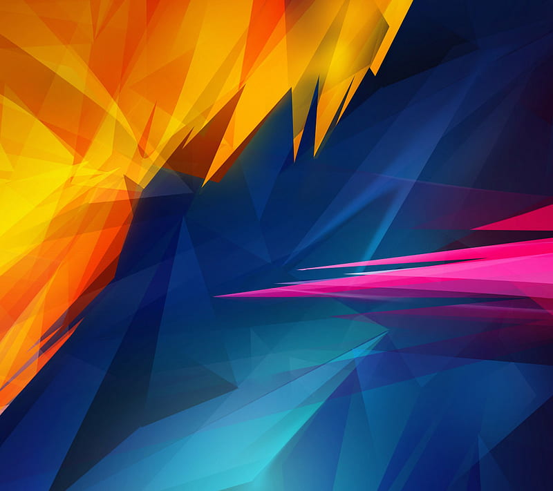Abstract, colorful, red, HD wallpaper