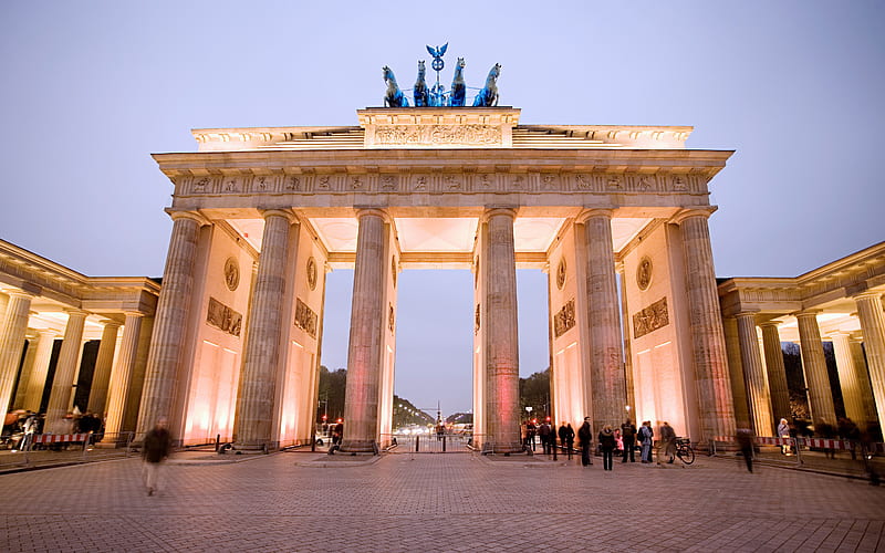 Brandenburg Gate Berlin Germany 2021 Travel, HD wallpaper