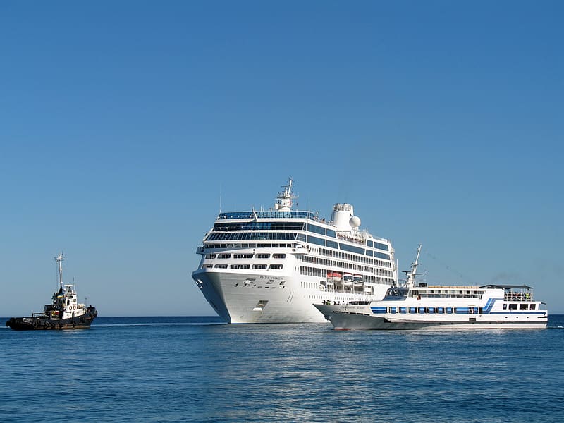 Boat, Ship, Cruise Ship, Vehicles, Tugboat, Pacific Princess, Cruise Ships, HD wallpaper