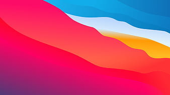 Mac OS blurred, blur, macos, orange, HD phone wallpaper | Peakpx