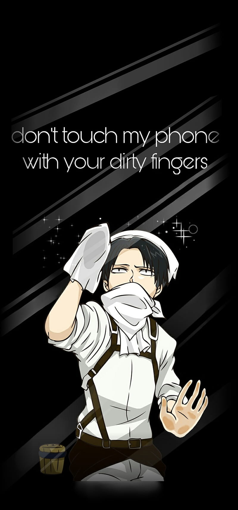 Levi cleaning, ackerman, android, anime, aot, blade, iphone, levi ackerman, phone, sword, HD phone wallpaper