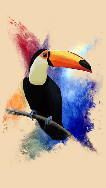 Premium Vector  Seamless pattern with toucans in jungle  Seamless  patterns Bird wallpaper Pet logo design