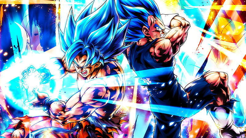 SP Super Saiyan God SS Goku & Vegeta (Purple)