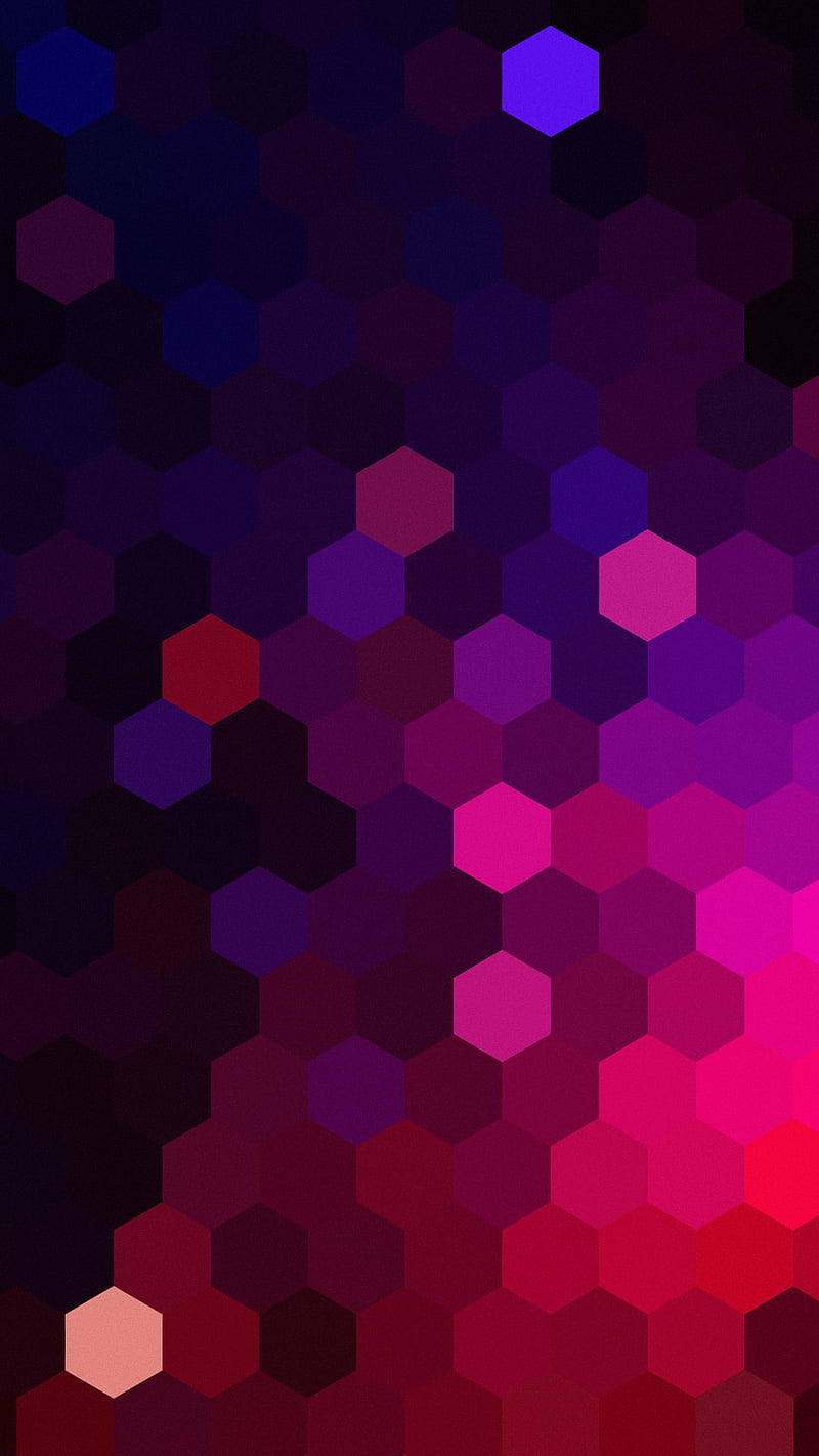 Hexagons, grid, hexagon, pattern, shapes, HD phone wallpaper