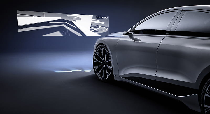 2021 Audi A6 e-tron Concept (Color: Helio Silver) , car, HD wallpaper