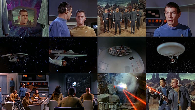 The Cage, Star Trek, Pike, Starship Enterprise, Spock, HD wallpaper