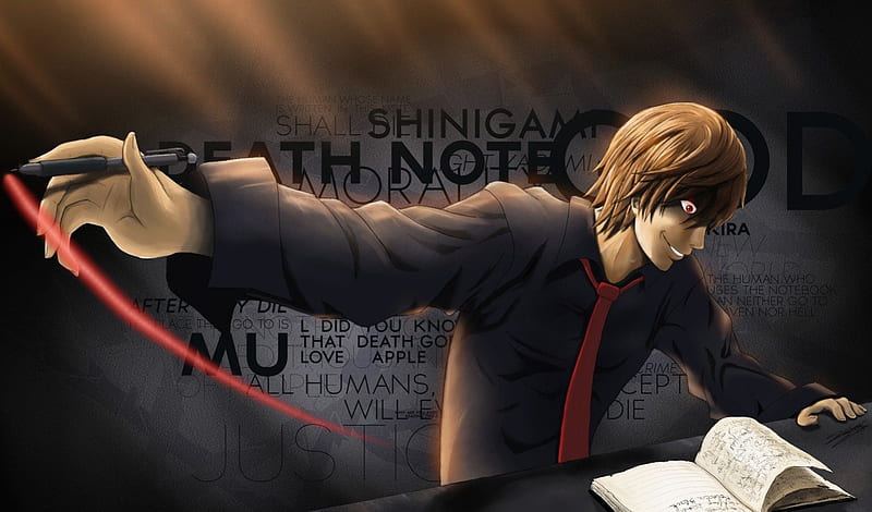 Death Note, Cant think of a fourth, Pen, Cant remember his name, HD wallpaper