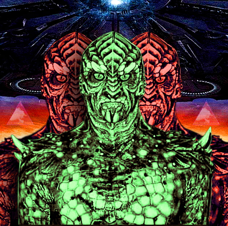 Saurian Humanoid LN, alien, conspiracy, lanostalgics, lanostalgicsofficial, reptilian, scifi, space, ufo, HD wallpaper
