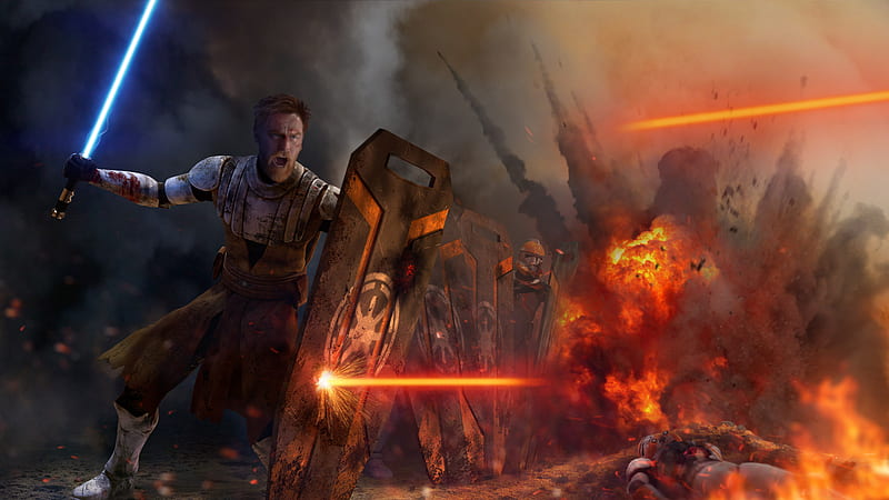 Obi Wan Kenobi Artwork, obi-wan-kenobi, artist, artwork, digital-art, , movies, star-wars, HD wallpaper