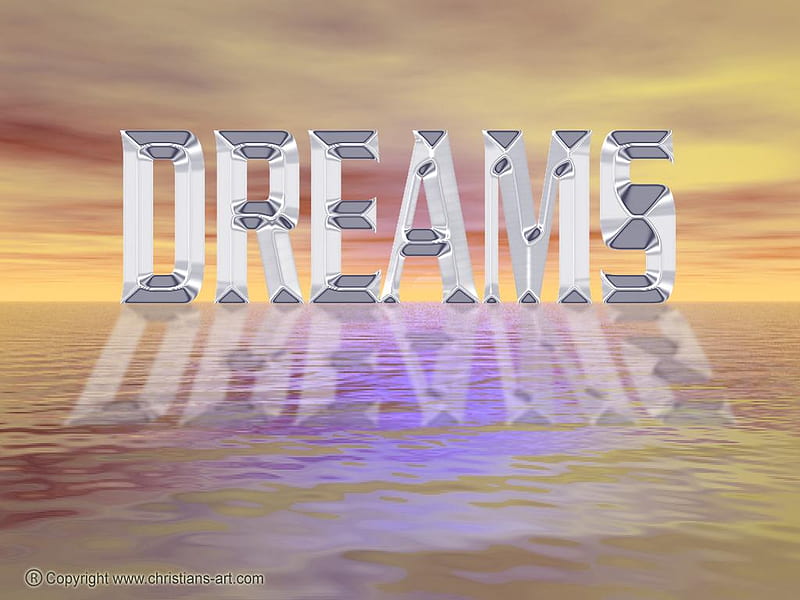 the word dream wallpaper