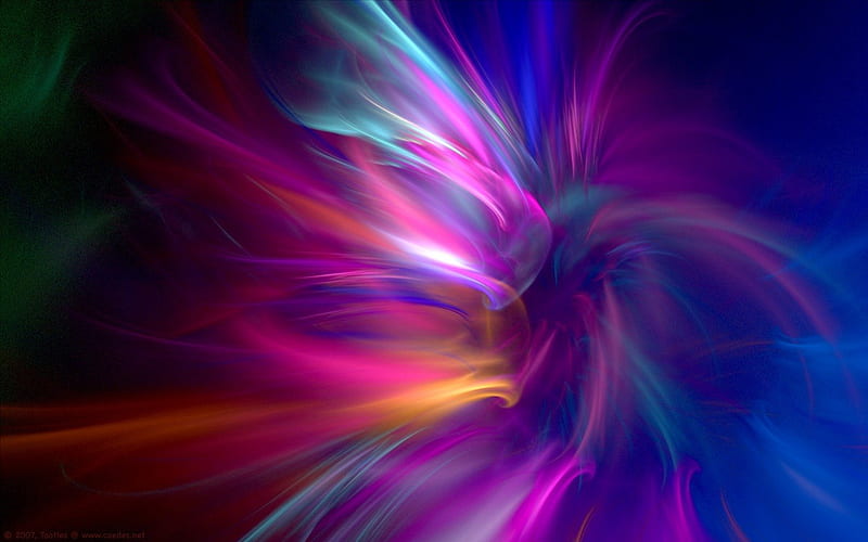 Fractal duster, colors, fractal, HD wallpaper