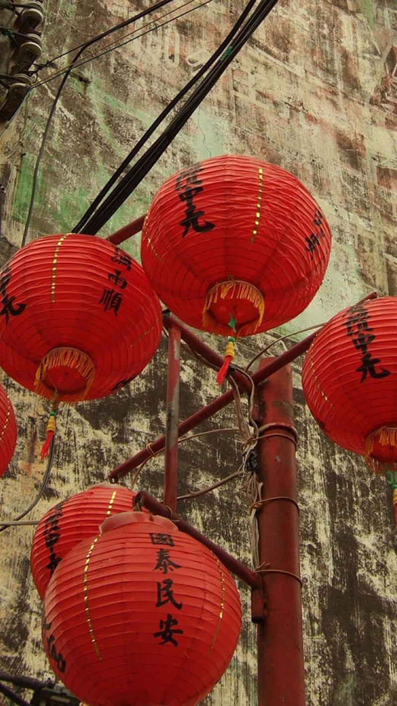 Chinese Lanterns, HD phone wallpaper