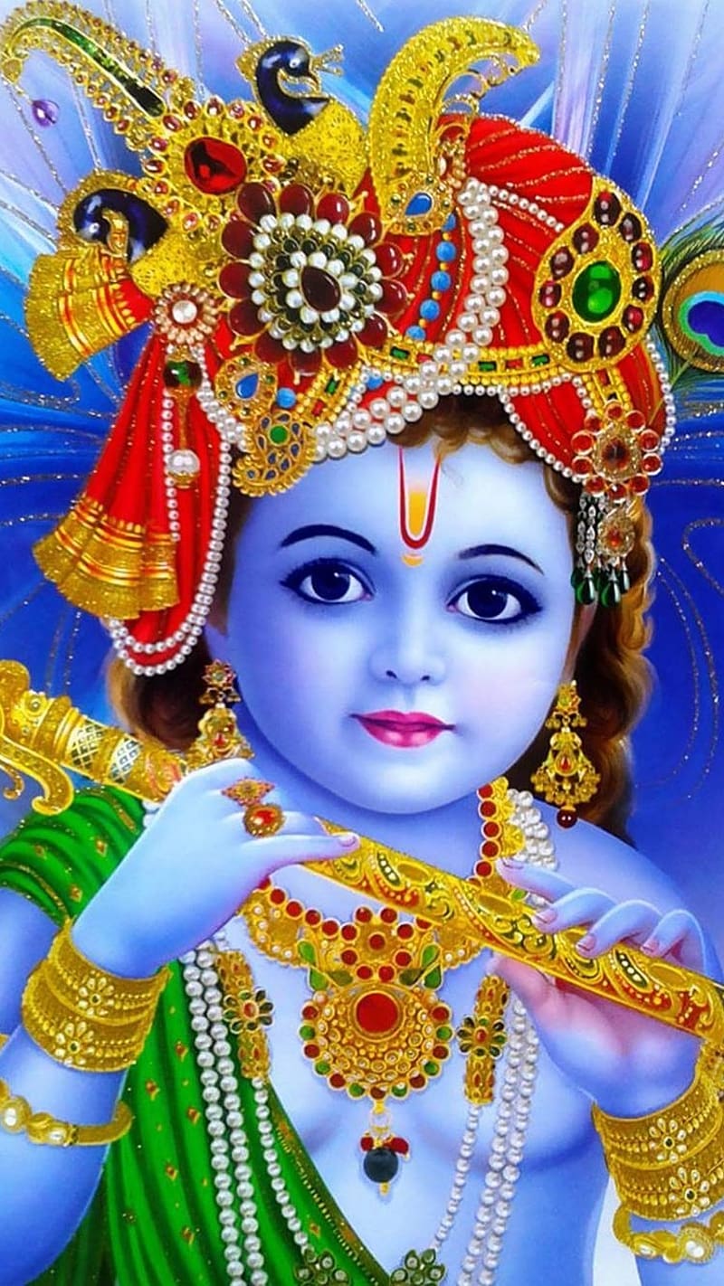 Lord Krishna For Janmashtami, lord krishna for, janmashtami, HD phone wallpaper