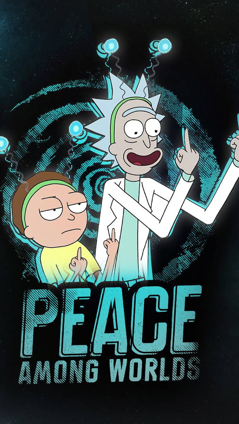 Rick and morty, peace among worlds, HD phone wallpaper
