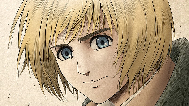 Attack On Titan Closeup Of Armin Arlert With Blue Eyes Anime, HD wallpaper