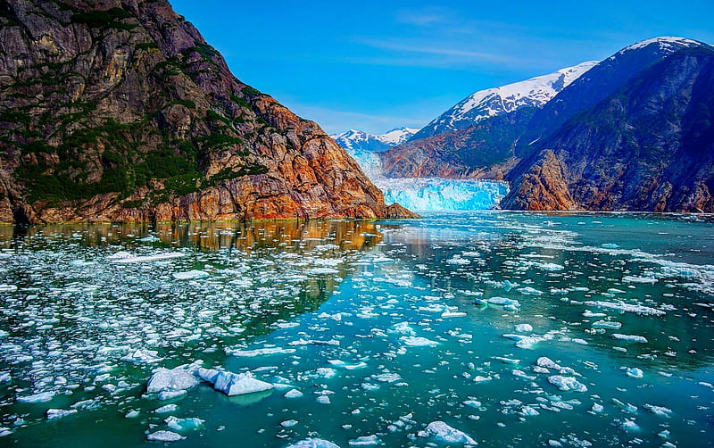 Glacier Lake, HD wallpaper