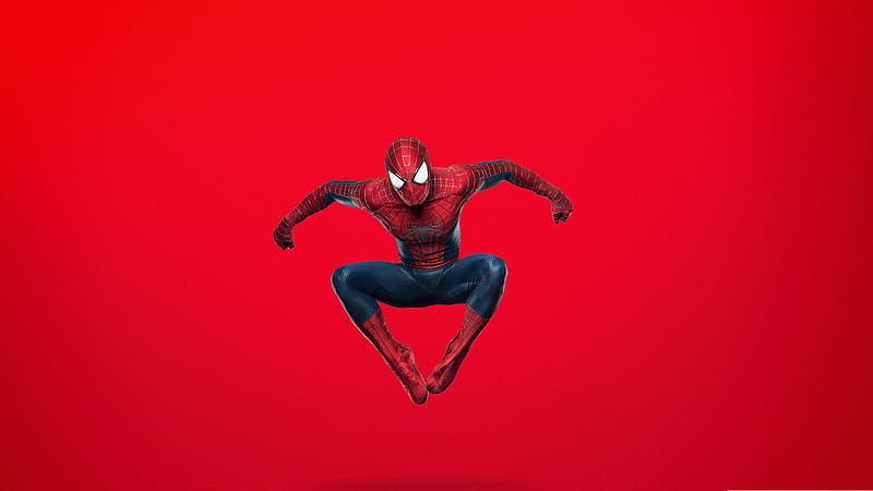 Rojo spiderman saltando spiderman, Fondo de pantalla HD | Peakpx
