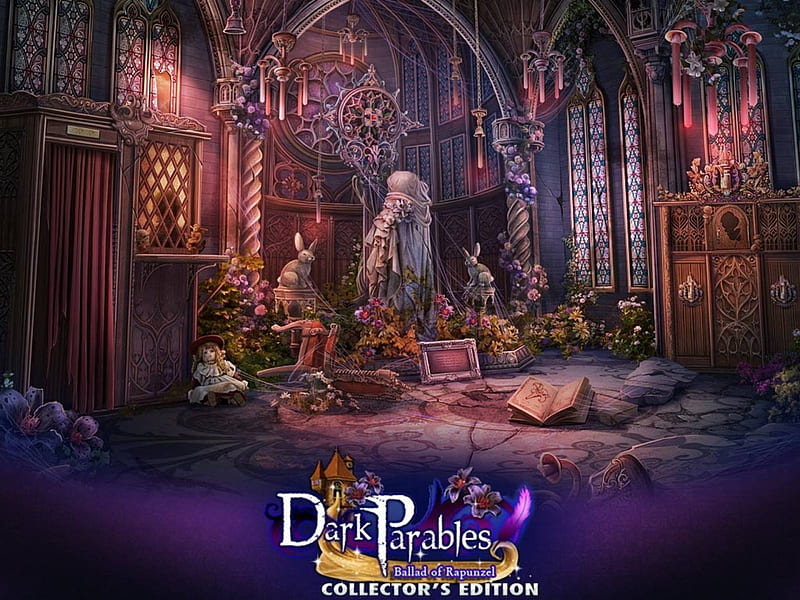 Dark Parables 7 - Ballad of Rapunzel08, hidden object, cool, video games, puzzle, fun, HD wallpaper