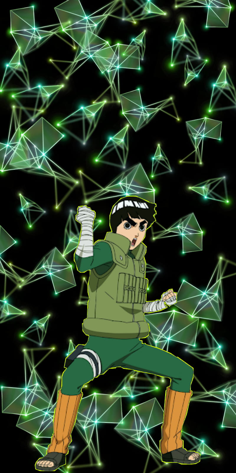 Rocklee, naruto, rock lee, HD phone wallpaper