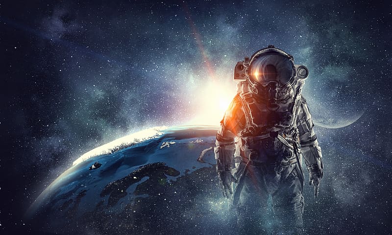 Sci Fi Astronaut Hd Wallpaper Peakpx