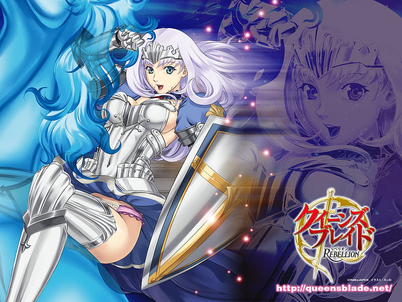 Queens Blade, fighter, white hair, bonito, tagme, sexy, armor, cute,  warrior, HD wallpaper | Peakpx