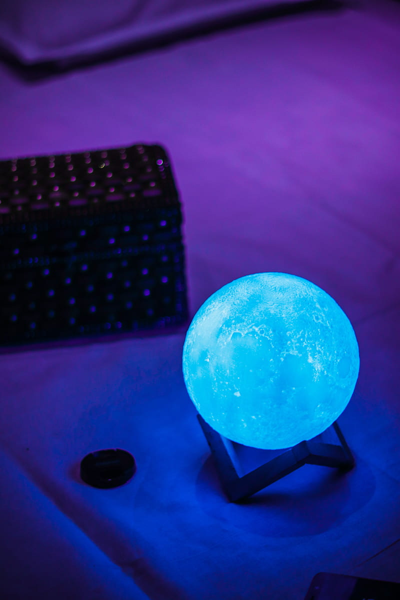 ball, sphere, light, glow, lamp, HD phone wallpaper