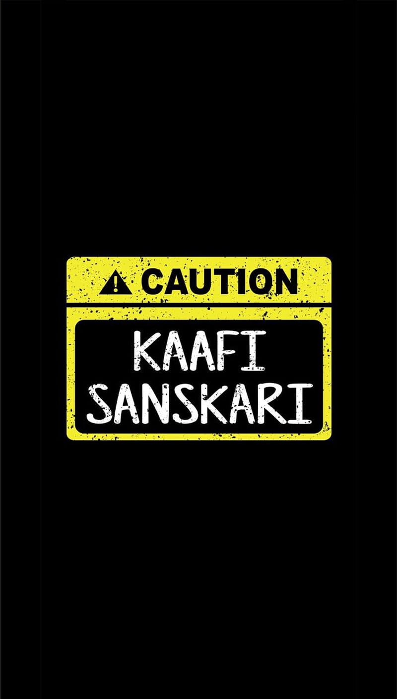 Kaafi Sanskari, avez khan, funny , iphone , logo, official smarty, quotes, saying, smarty khan, HD phone wallpaper
