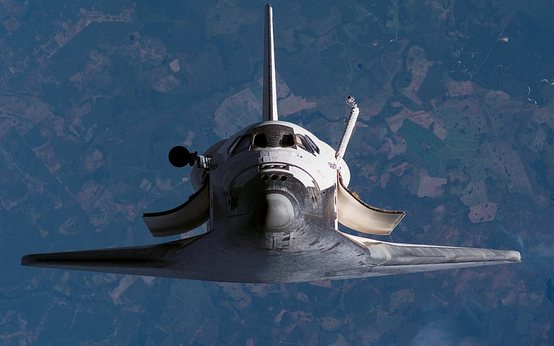 Space Shuttle Orbit, weightless, orbit, space, shuttle, HD wallpaper