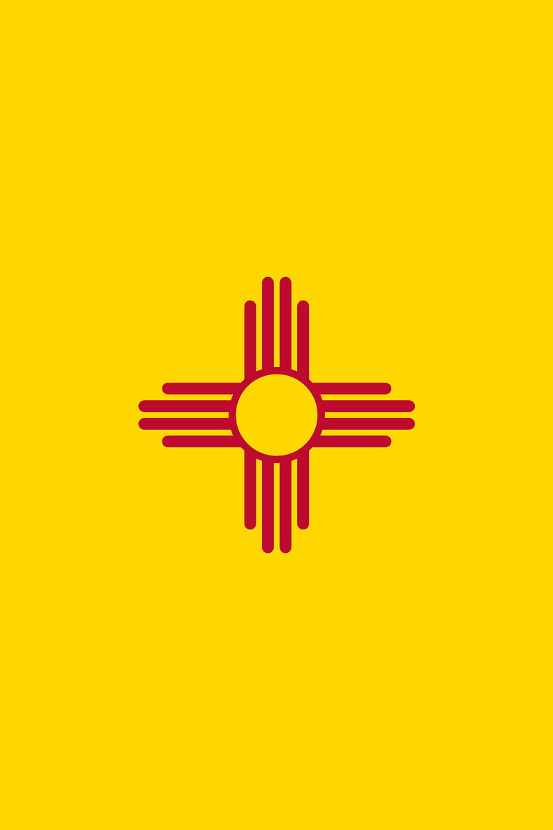 New Mexico Flag, new mexico, red, south, usa, yellow, HD phone wallpaper