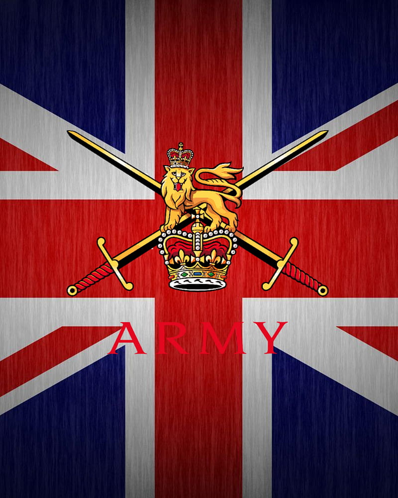 British Army logo, army, british, british army, great britain, logos, uk, union flag, union jack, united kingdom, HD phone wallpaper