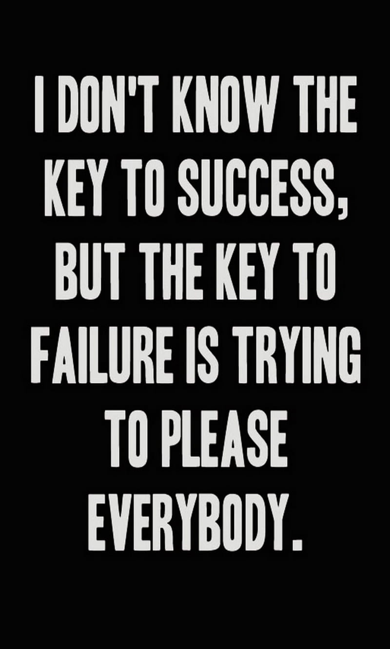 The Key, everybody, failure, know, please, success, try, HD phone ...
