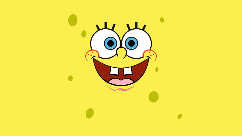 Spongebob Squarepants Minimalist , cartoons, spongebob, spongebob-squarepants, minimalism, minimalist, yellow, HD wallpaper
