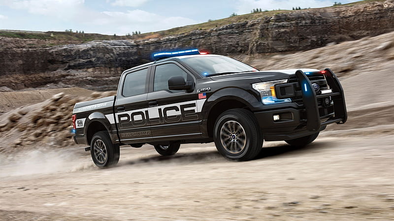 2018 ford f-150, truck, police, pick up, ford, HD wallpaper