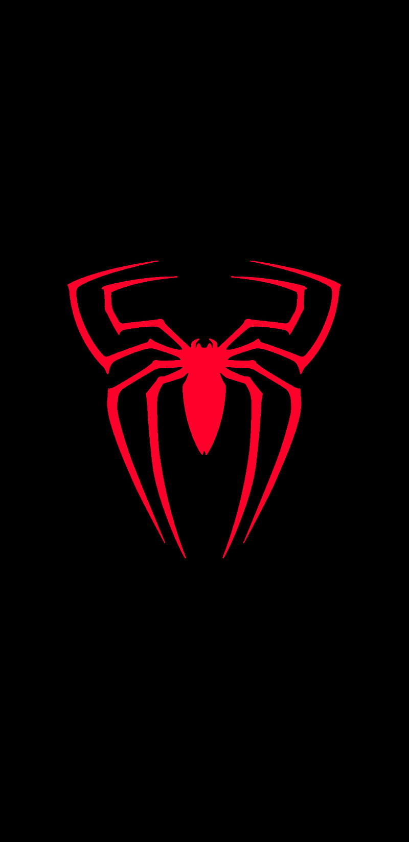 SPIDERMAN, black, red, spider, man, HD phone wallpaper