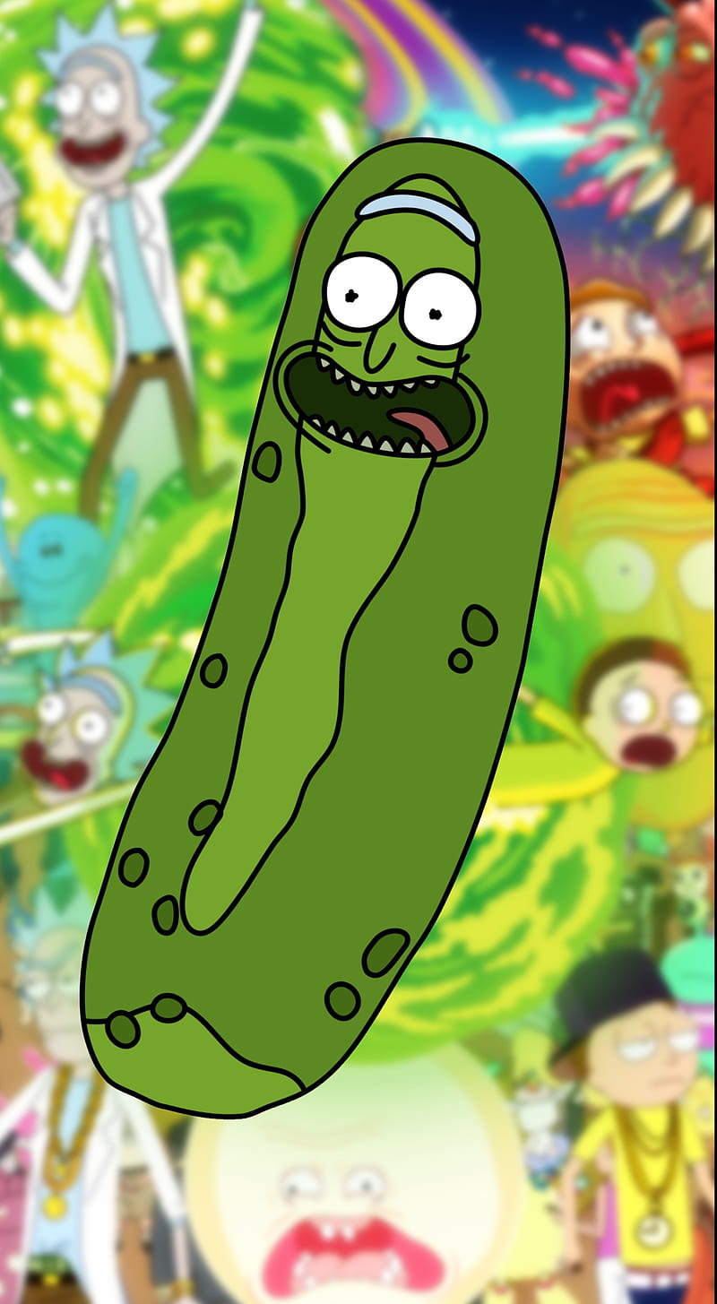 Pickle rick, morty, HD phone wallpaper