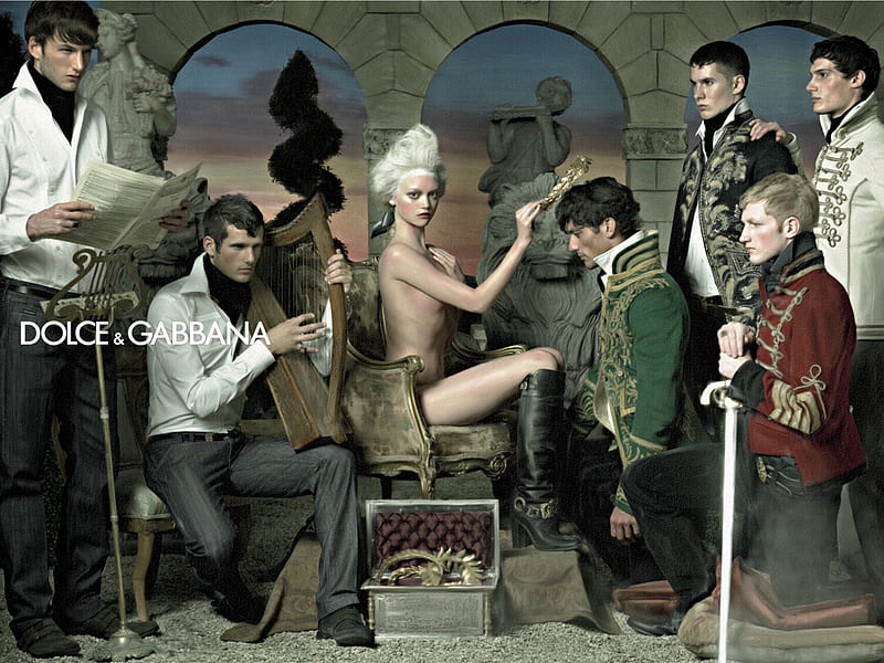 Dulce and Gabbana Renaissance, 6, gemma ward, dolce e gabbana, dolce and gabbana, HD wallpaper