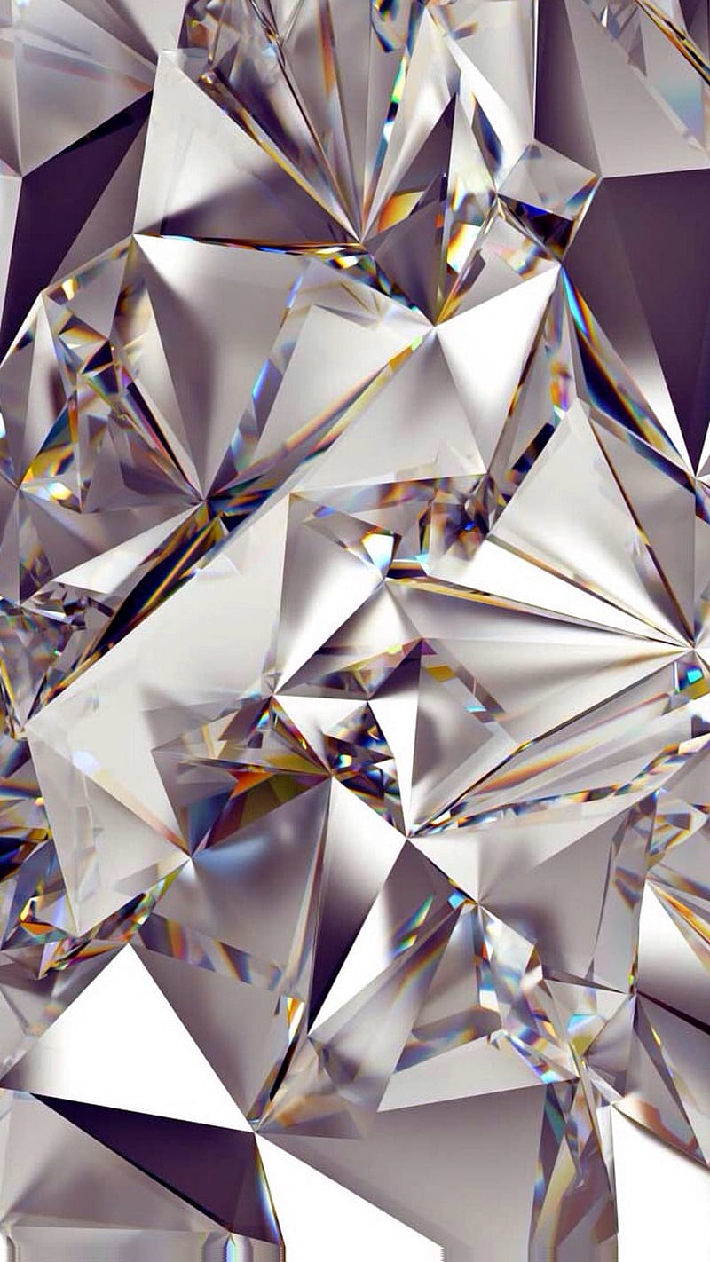 Diamond, bonito, bling, gem, sparkle, HD phone wallpaper