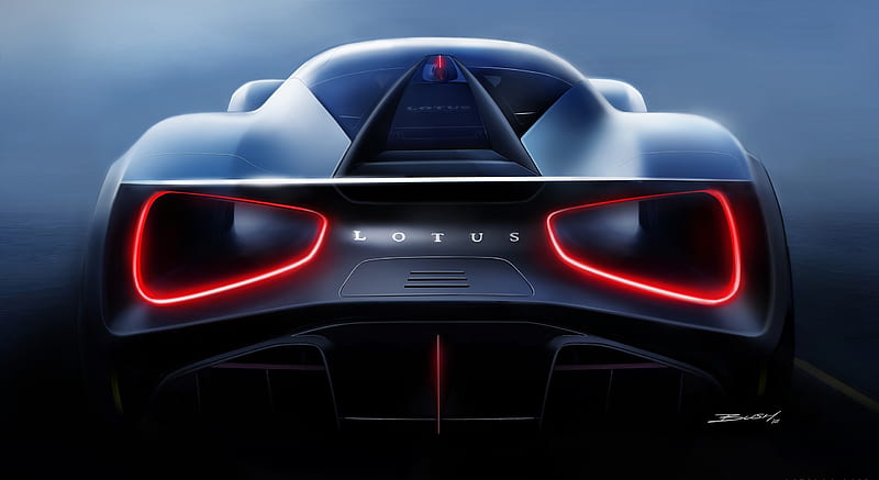 2020 Lotus Evija - Design Sketch , car, HD wallpaper