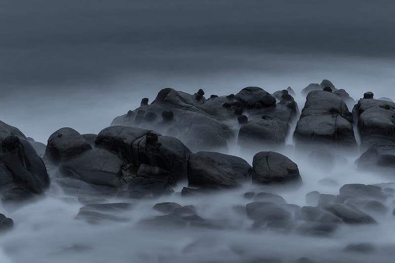 gray rocks, HD wallpaper