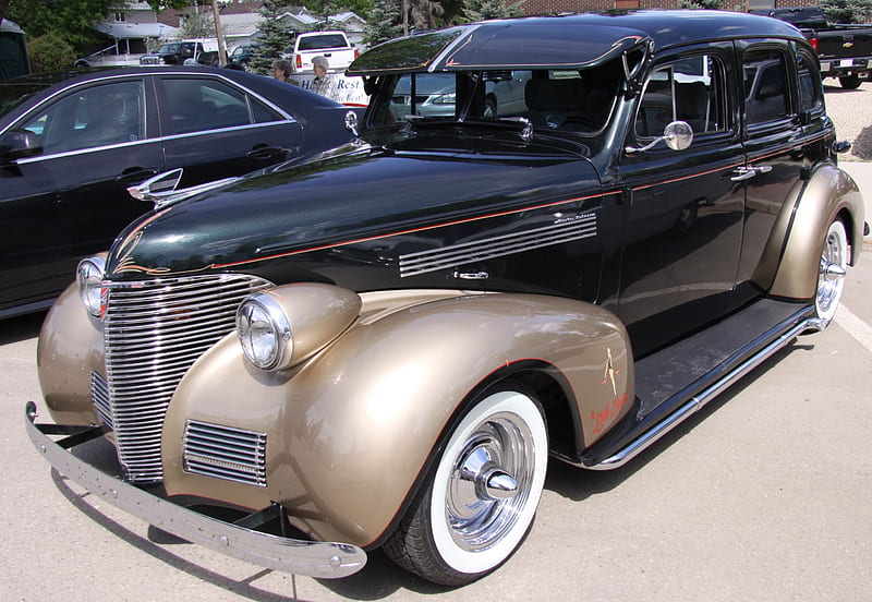 1939 Chevrolet, heaqdlights, graphy, Black, Chevrolet, Headlights, HD wallpaper