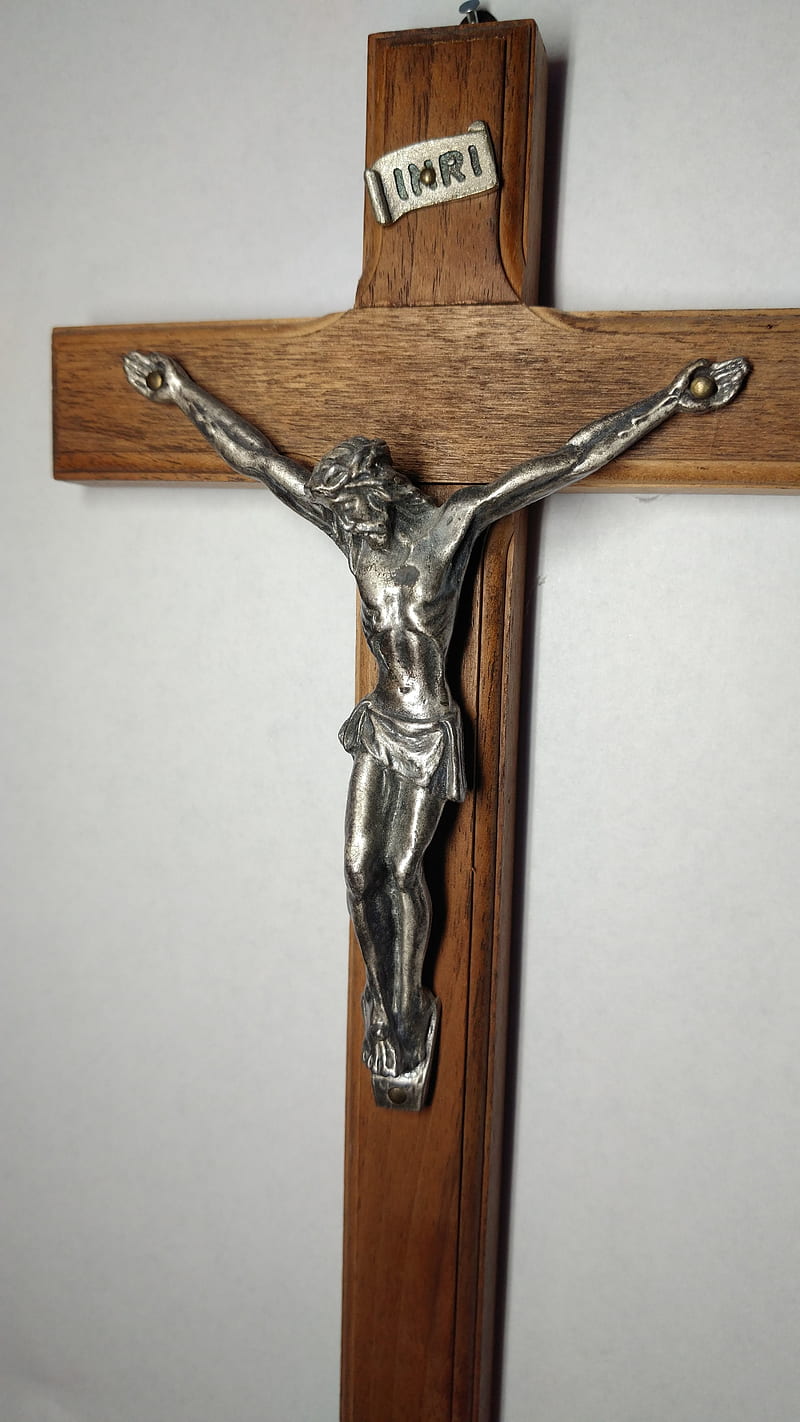 Jesus on cross, lord, crucifix, love, crosses, spiritual, HD phone wallpaper