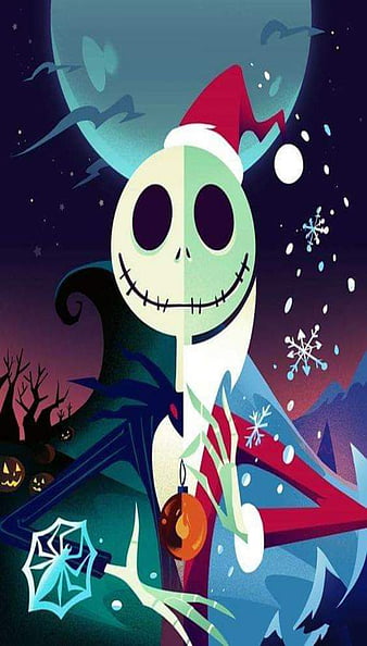 Jack Skellington Cartoon Halloween Hd Phone Wallpaper Peakpx