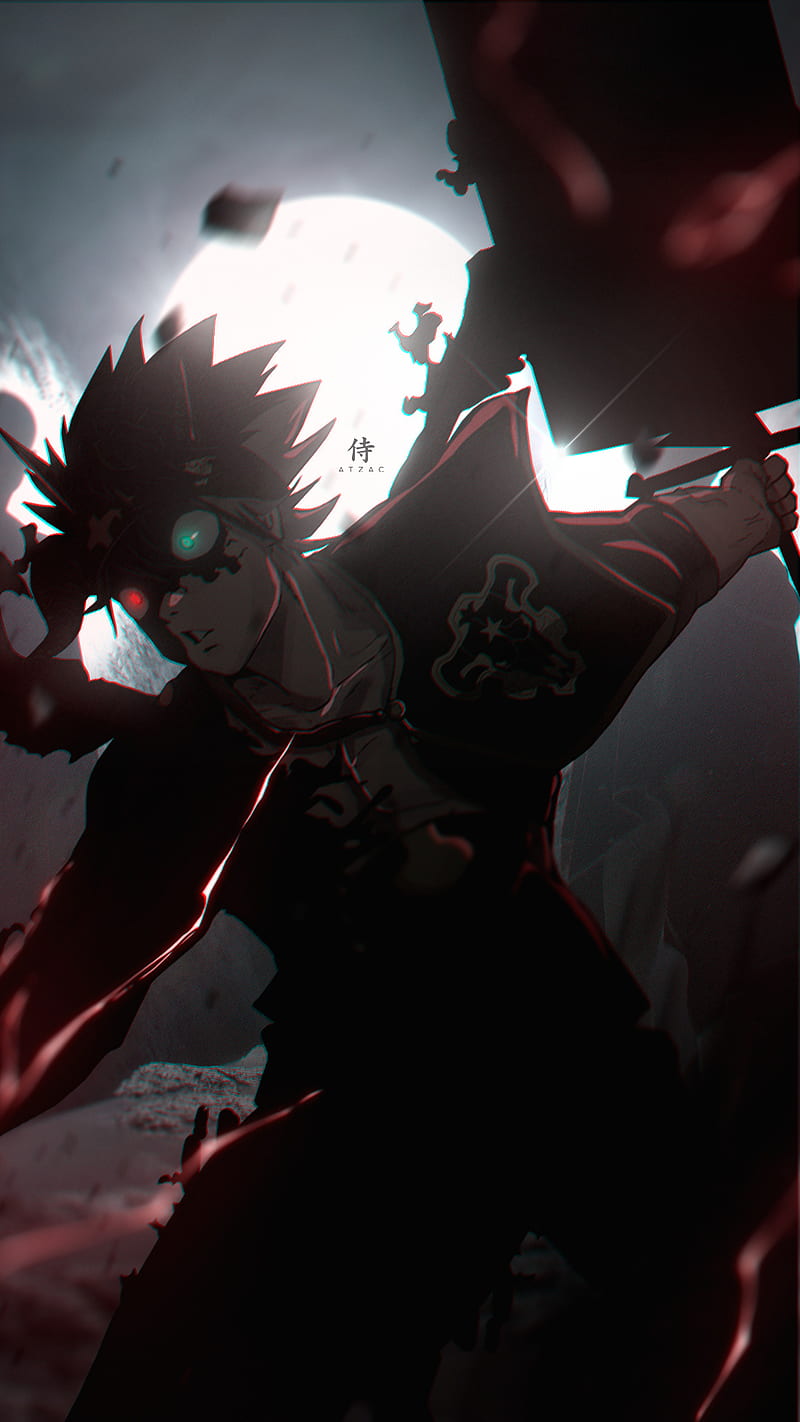 1242x2688 Resolution Asta FanArt Black Clover Iphone XS MAX